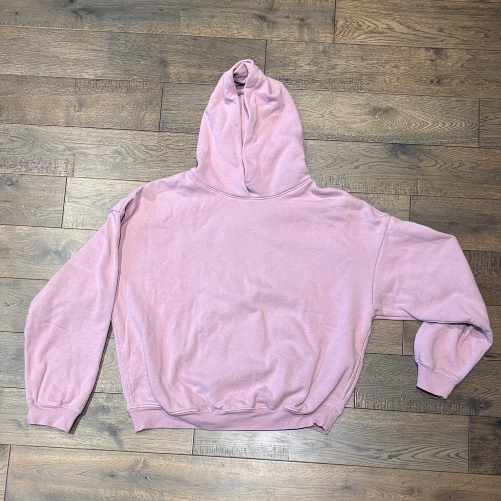 Garage Rose Dusty Pink Hooded Crewneck Sweater